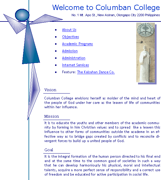 St. Columban Statue